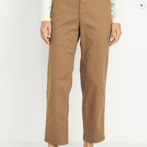 Old Navy High-Rise OG Chino Ankle Pants | Tan | NWT | Size L